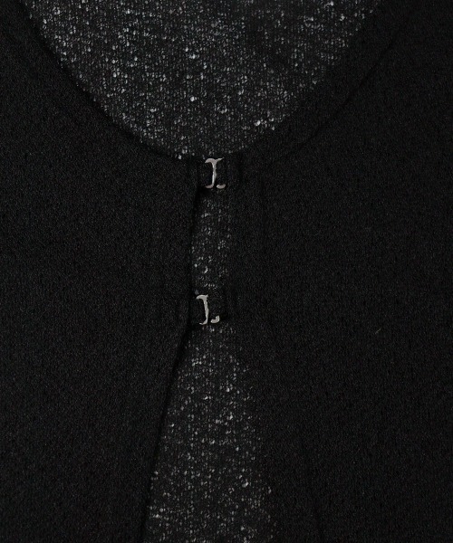 led.tokyo（レッドトウキョウ）の「【led.tokyo】ショートフィットカーディガン（カーディガン/ボレロ・レディース・ホワイト/ブラック・FREE）」の10枚目の写真