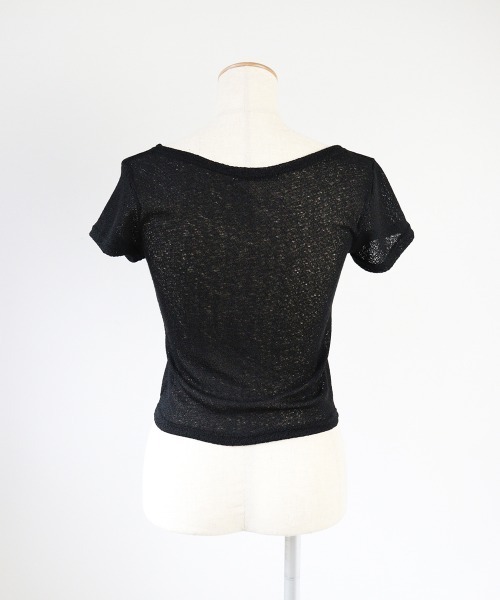 led.tokyo（レッドトウキョウ）の「【led.tokyo】ショートフィットカーディガン（カーディガン/ボレロ・レディース・ホワイト/ブラック・FREE）」の8枚目の写真