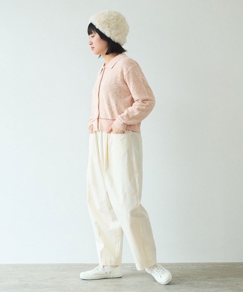 bulle de savon 馬布タックパンツ △馬布タックパンツ（その他パンツ）｜bulle de savon