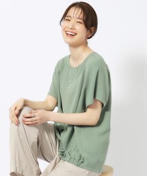 SHOO・LA・RUE（シューラルー）の「◆【イージーケア】インせず決まる フロントギャザーブラウス（シャツ/ブラウス）」