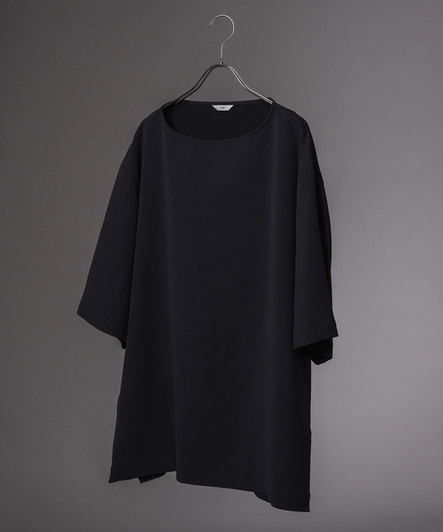 EDIFICE（エディフィス）の「T/E(ティー/イー) フレンチバスクシャツ（Tシャツ/カットソー・メンズ・ブラック/ネイビー・MEDIUM/LARGE）」の2枚目の写真