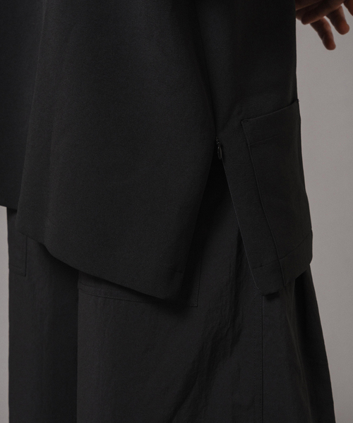 EDIFICE（エディフィス）の「T/E(ティー/イー) フレンチバスクシャツ（Tシャツ/カットソー・メンズ・ブラック/ネイビー・MEDIUM/LARGE）」の14枚目の写真