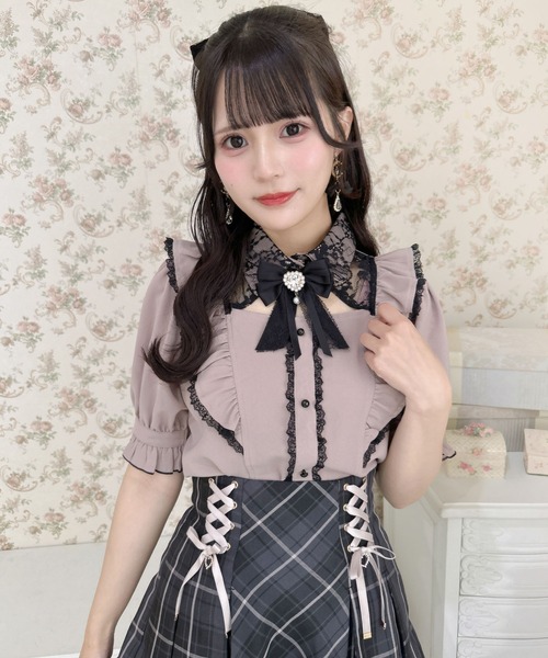 ROJITA(ロジータ)の「ラッフルフリル配色ブラウス(シャツ/ブラウス・レディース・ピンク/ホワイト/サックスブルー/その他・FREE)」の11枚目の写真