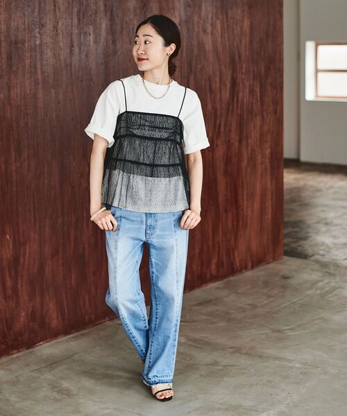 le.coeur blanc(ルクールブラン)の「アクリルバングル(バングル/リストバンド・レディース・アイボリー/ブラウン・FREE)」の9枚目の写真