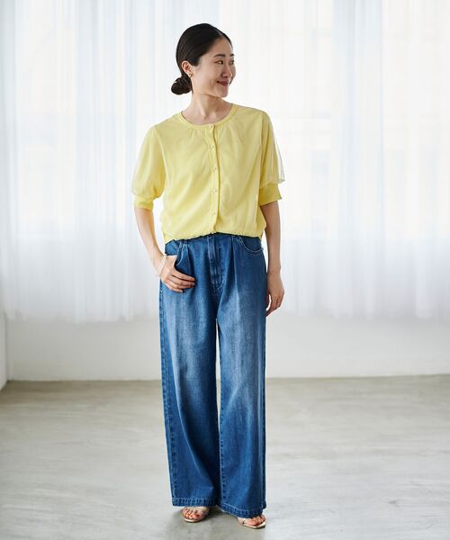 le.coeur blanc(ルクールブラン)の「アクリルバングル(バングル/リストバンド・レディース・アイボリー/ブラウン・FREE)」の13枚目の写真