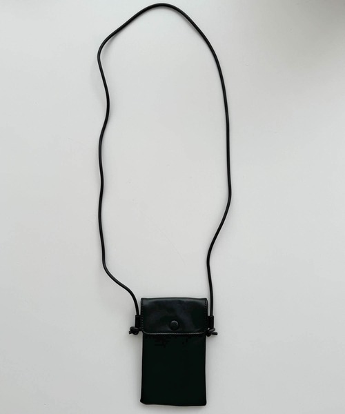 CANAL JEAN（キャナルジーン）の「El mar　レザーポシェット（ショルダーバッグ・レディース・ブラック・ONE SIZE）」の7枚目の写真