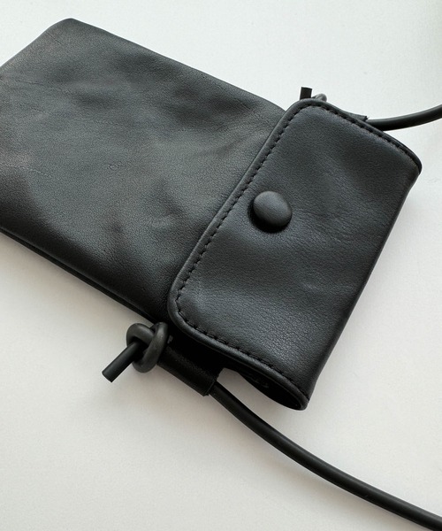 CANAL JEAN（キャナルジーン）の「El mar　レザーポシェット（ショルダーバッグ・レディース・ブラック・ONE SIZE）」の9枚目の写真