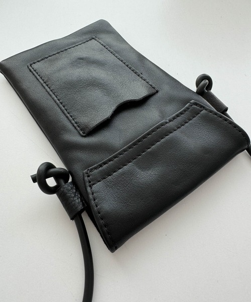 CANAL JEAN（キャナルジーン）の「El mar　レザーポシェット（ショルダーバッグ・レディース・ブラック・ONE SIZE）」の10枚目の写真