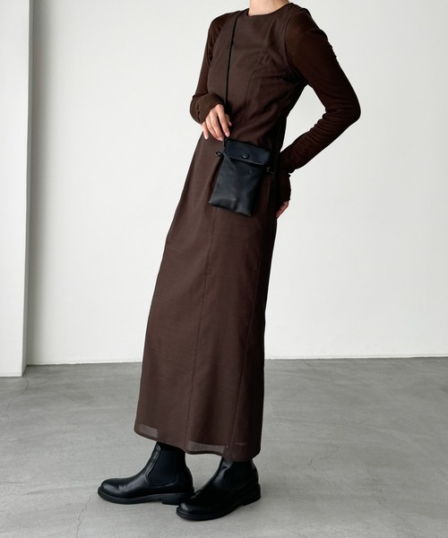 CANAL JEAN（キャナルジーン）の「El mar　レザーポシェット（ショルダーバッグ・レディース・ブラック・ONE SIZE）」の20枚目の写真