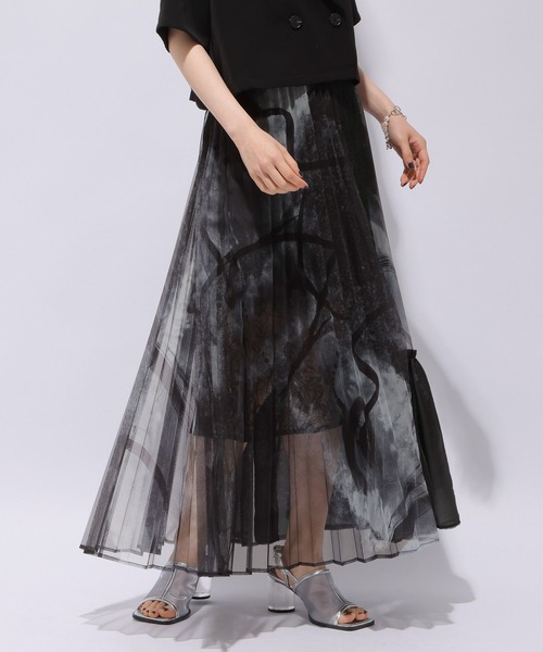 HARE（ハレ）の「【万美＆CHiNPAN×HARE】イソザイMIXスカート（スカート・レディース・ブラック・FREE）」の9枚目の写真