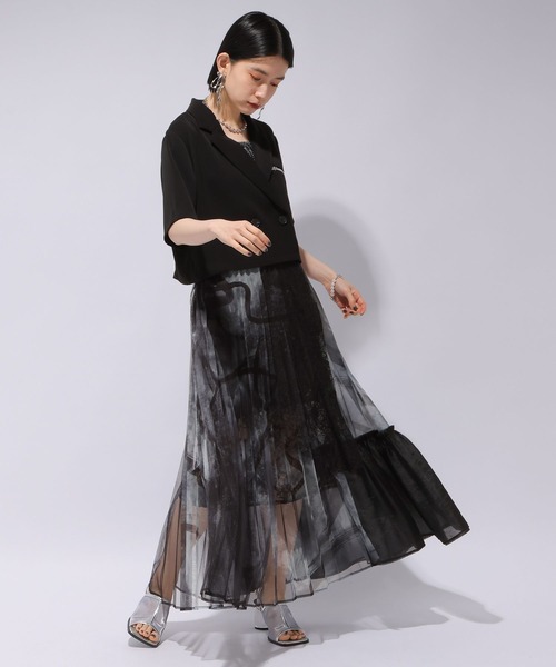 HARE（ハレ）の「【万美＆CHiNPAN×HARE】イソザイMIXスカート（スカート・レディース・ブラック・FREE）」の17枚目の写真