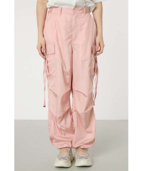 RODEO CROWNS WIDE BOWL（ロデオクラウンズワイドボウル）の「シャインカーゴパンツ（カーゴパンツ・レディース・ブラック/ライトイエロー/ライトピンク/グレー・FREE）」の14枚目の写真