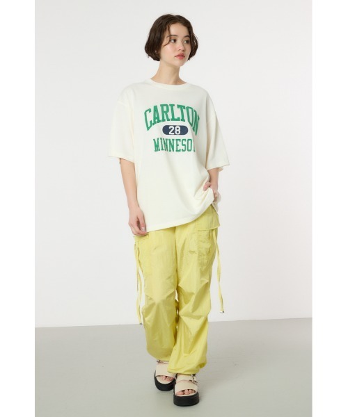 RODEO CROWNS WIDE BOWL（ロデオクラウンズワイドボウル）の「シャインカーゴパンツ（カーゴパンツ・レディース・ブラック/ライトイエロー/ライトピンク/グレー・FREE）」の16枚目の写真