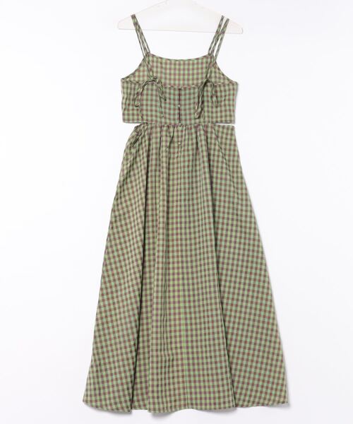 wee9s（ウィークス）の「gingham check cami op / ギンガムチェック