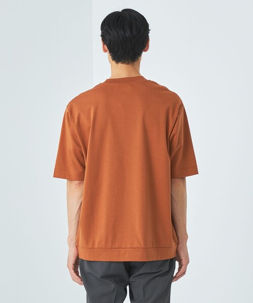 GREEN LABEL RELAXING 半袖Tシャツ 白 前面レース付き green label relaxing（グリーンレーベルリラクシング）の「L/A