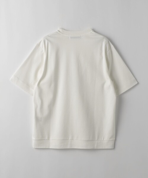 GREEN LABEL RELAXING 半袖Tシャツ 白 前面レース付き green label relaxing（グリーンレーベルリラクシング）の「L/A