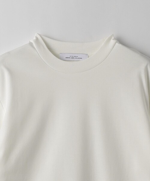 green label relaxing（グリーンレーベルリラクシング）の「L/A ポンチ ワイドカラー Tシャツ（Tシャツ/カットソー・メンズ・ダークグレー/オレンジ系その他/ホワイト・S/M/L/XL）」の18枚目の写真