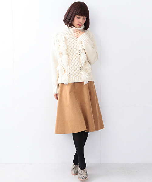 Ray BEAMS（レイビームス）の「Ray BEAMS / スエード フレア スカート（スカート・レディース・ベージュ/ブラウン系その他・0/1）」の16枚目の写真