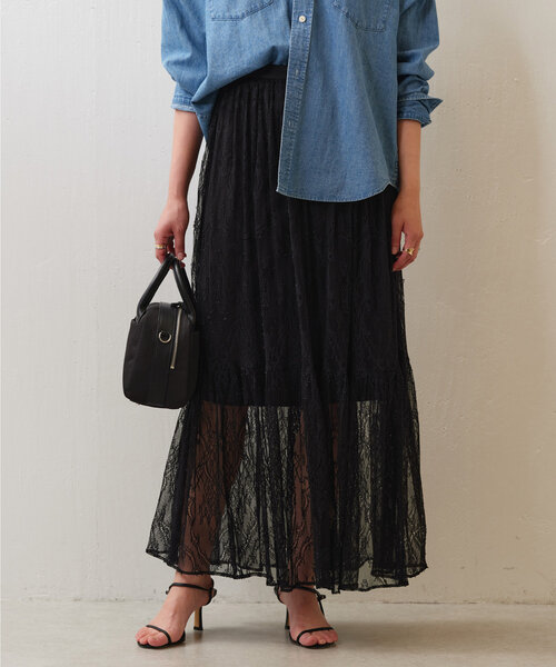 【新品】GALLARDAGALANTE レイヤードチュールスカート￥27,500 新品】GALLARDAGALANTE レイヤードチュールスカート￥27,500