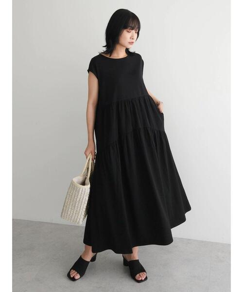 Sugar spoon（シュガースプーン）の「・SUGAR　SPOON<COOL>フレンチキリカエワンピ（ワンピース・レディース・ダークグリーン/グレイッシュベージュ/ブラック・FREE）」の20枚目の写真