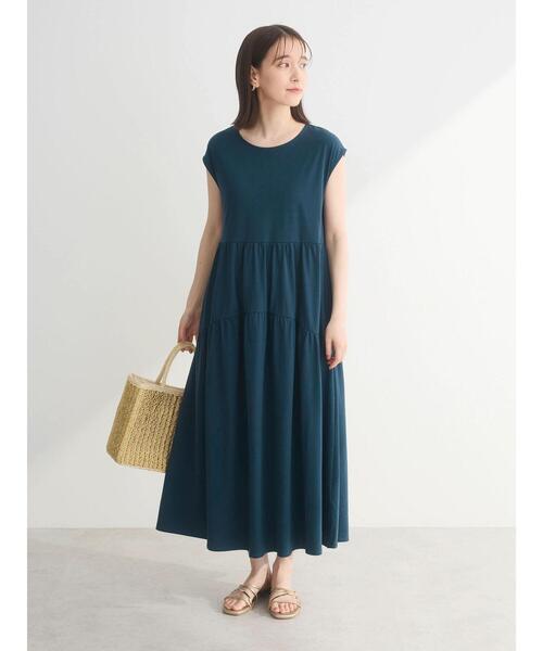 Sugar spoon（シュガースプーン）の「・SUGAR　SPOON<COOL>フレンチキリカエワンピ（ワンピース・レディース・ダークグリーン/グレイッシュベージュ/ブラック・FREE）」の18枚目の写真