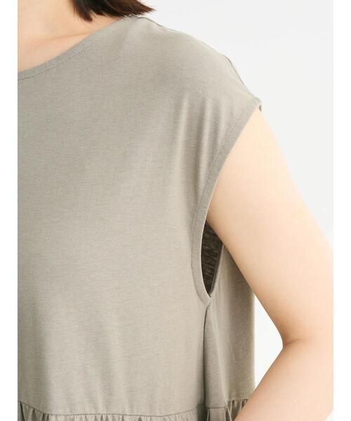 Sugar spoon（シュガースプーン）の「・SUGAR　SPOON<COOL>フレンチキリカエワンピ（ワンピース・レディース・ダークグリーン/グレイッシュベージュ/ブラック・FREE）」の10枚目の写真