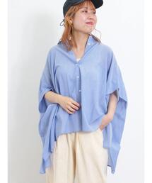 Samansa Mos2 | 柄アソート肩タックチュニック(シャツ/ブラウス)