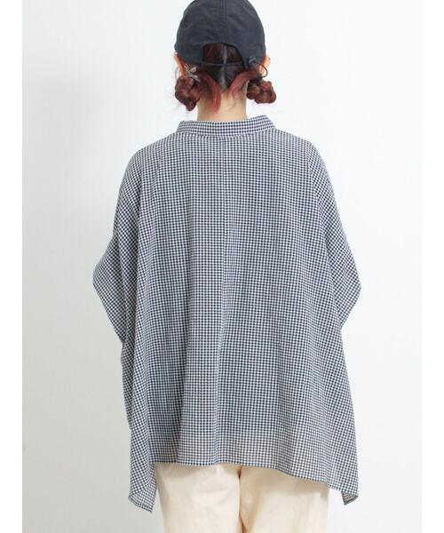 SMILELAND トップス 重ね着風カットソーチュニック（体型カバー
