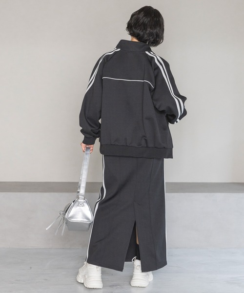 PAGEBOY(ページボーイ)の「カットツイルナロースカート(スカート・レディース・オフホワイト/ブラック/ブラウン・FREE)」の6枚目の写真