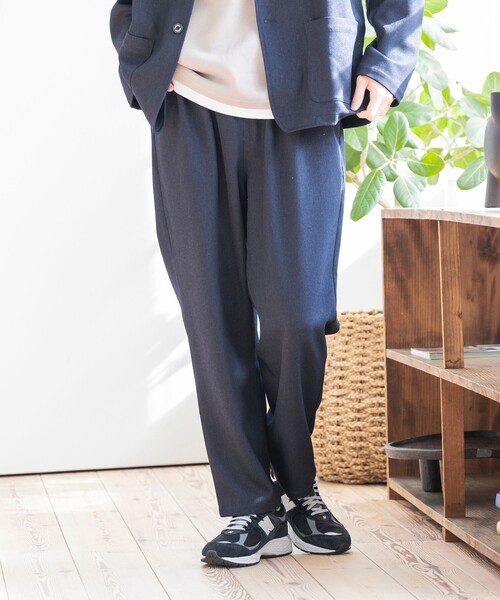 ドライツイル 2ボタン ジャケット テーパードパンツ （セットアップ） BEAMS HEART（ビームスハート）の「ツイル 2ボタン ジャケット＆パンツ