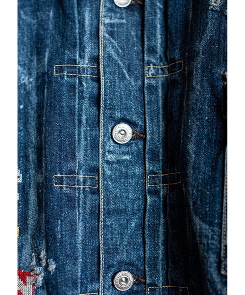 SEVESKIG(セヴシグ)の「SEVESKIG vs J.W.DAVIS 2506XX Ver,Wappen Bomb(デニムジャケット・メンズ・インディゴブルー・SMALL/MEDIUM/LARGE/X-LARGE)」の7枚目の写真