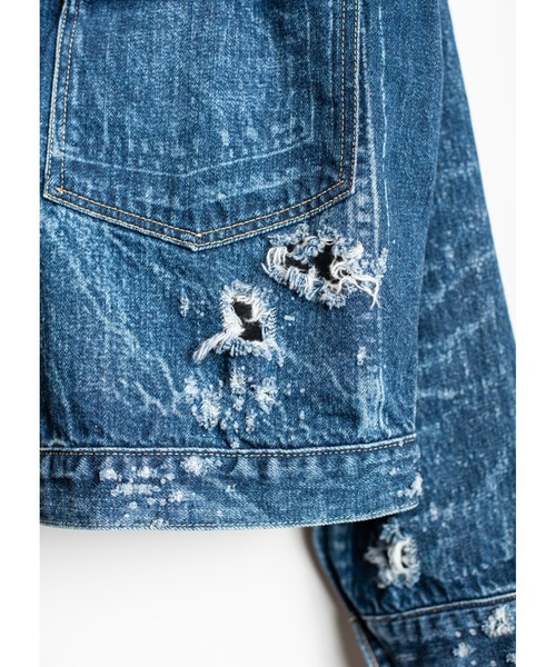 SEVESKIG(セヴシグ)の「SEVESKIG vs J.W.DAVIS 2506XX Ver,Wappen Bomb(デニムジャケット・メンズ・インディゴブルー・SMALL/MEDIUM/LARGE/X-LARGE)」の5枚目の写真