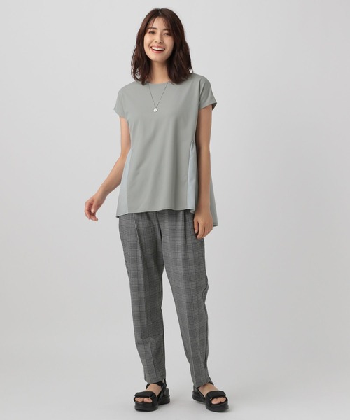 Elura（エルーラ）の「異素材コンビプルオーバー/133650（Tシャツ/カットソー・レディース・ブラック/ホワイト/グリーン系その他・FREE）」の21枚目の写真