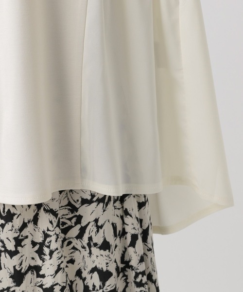 Elura（エルーラ）の「異素材コンビプルオーバー/133650（Tシャツ/カットソー・レディース・ブラック/ホワイト/グリーン系その他・FREE）」の15枚目の写真