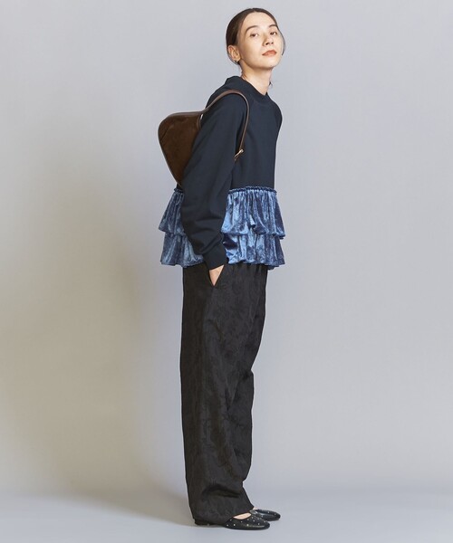 BEAUTY&YOUTH UNITED ARROWS（ビューティーアンドユースユナイテッドアローズ）の「スエード ムーン ワイドベルト ワンショルダーバッグ（ショルダーバッグ・レディース・ダークブラウン・FREE）」の5枚目の写真