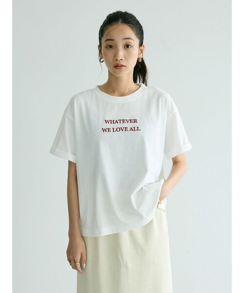 CRAFT STANDARD BOUTIQUE(クラフトスタンダードブティック)の「刺繍ロゴTシャツ(Tシャツ/カットソー・レディース・A/B/E/D/C・FREE)」の10枚目の写真