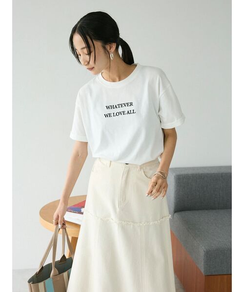 CRAFT STANDARD BOUTIQUE(クラフトスタンダードブティック)の「刺繍ロゴTシャツ(Tシャツ/カットソー・レディース・A/B/E/D/C・FREE)」の22枚目の写真