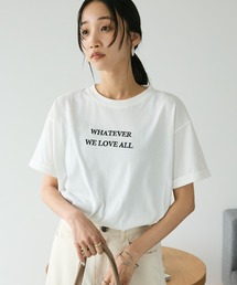 刺繍ロゴTシャツ