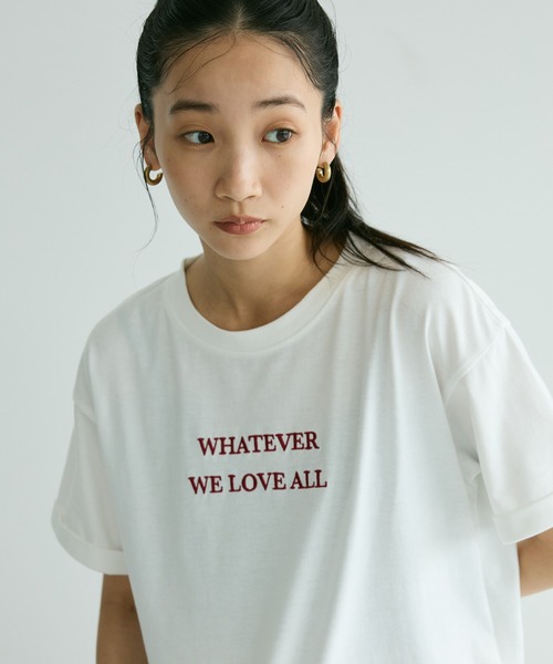 CRAFT STANDARD BOUTIQUE(クラフトスタンダードブティック)の「刺繍ロゴTシャツ(Tシャツ/カットソー・レディース・A/B/E/D/C・FREE)」の2枚目の写真