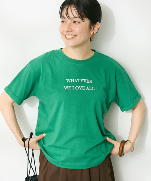 CRAFT STANDARD BOUTIQUE(クラフトスタンダードブティック)の「刺繍ロゴTシャツ(Tシャツ/カットソー・レディース・A/B/E/D/C・FREE)」の3枚目の写真