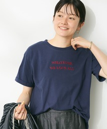 刺繍ロゴTシャツ