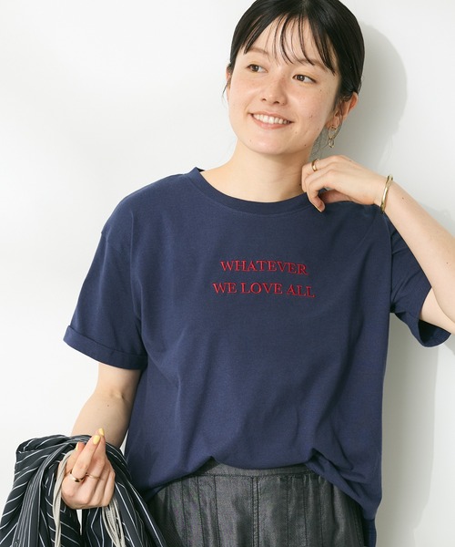 CRAFT STANDARD BOUTIQUE(クラフトスタンダードブティック)の「刺繍ロゴTシャツ(Tシャツ/カットソー・レディース・A/B/E/D/C・FREE)」の4枚目の写真