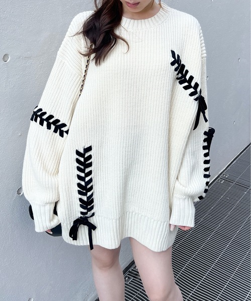 セール】レーシングニットワンピース（ワンピース）｜one way