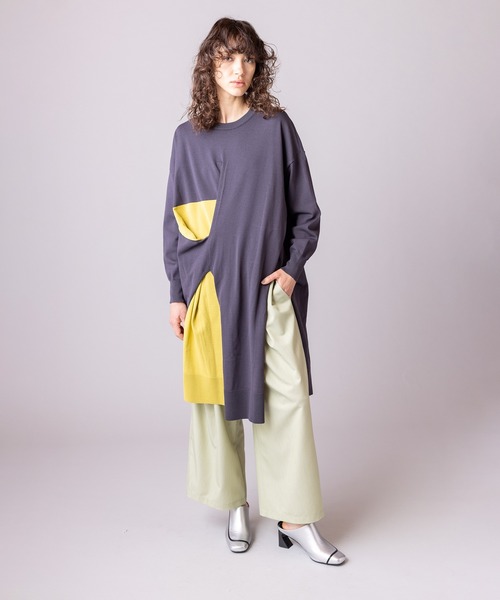 OSMOSIS（オズモーシス）の「タックワイドパンツ（その他パンツ・レディース・ベージュ/ネイビー/ライトグリーン/グレー・ONE SIZE）」の21枚目の写真