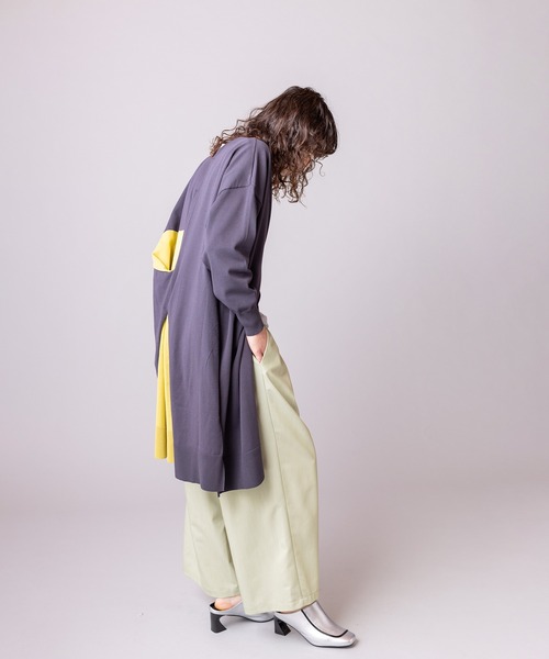 OSMOSIS（オズモーシス）の「タックワイドパンツ（その他パンツ・レディース・ベージュ/ネイビー/ライトグリーン/グレー・ONE SIZE）」の22枚目の写真