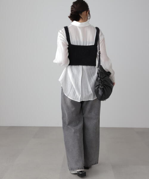 FREE'S MART(フリーズマート)の「◇シャギービスチェ(ベスト・レディース・ブラウン/ブラック/ホワイト・FREE)」の21枚目の写真