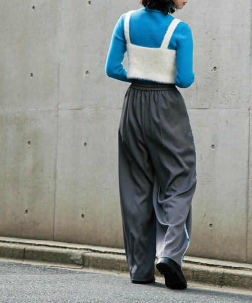 FREE'S MART(フリーズマート)の「◇シャギービスチェ(ベスト・レディース・ブラウン/ブラック/ホワイト・FREE)」の5枚目の写真