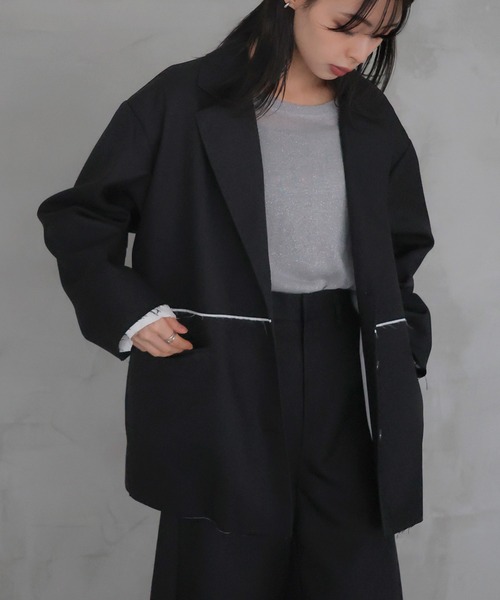 【セール】カットオフテーラージャケット（テーラードジャケット）｜LIAN（リアン）