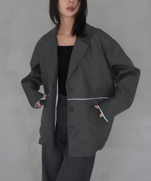 【セール】カットオフテーラージャケット（テーラードジャケット）｜LIAN（リアン）