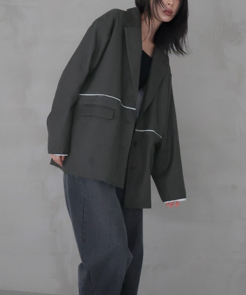 【セール】カットオフテーラージャケット（テーラードジャケット）｜LIAN（リアン）